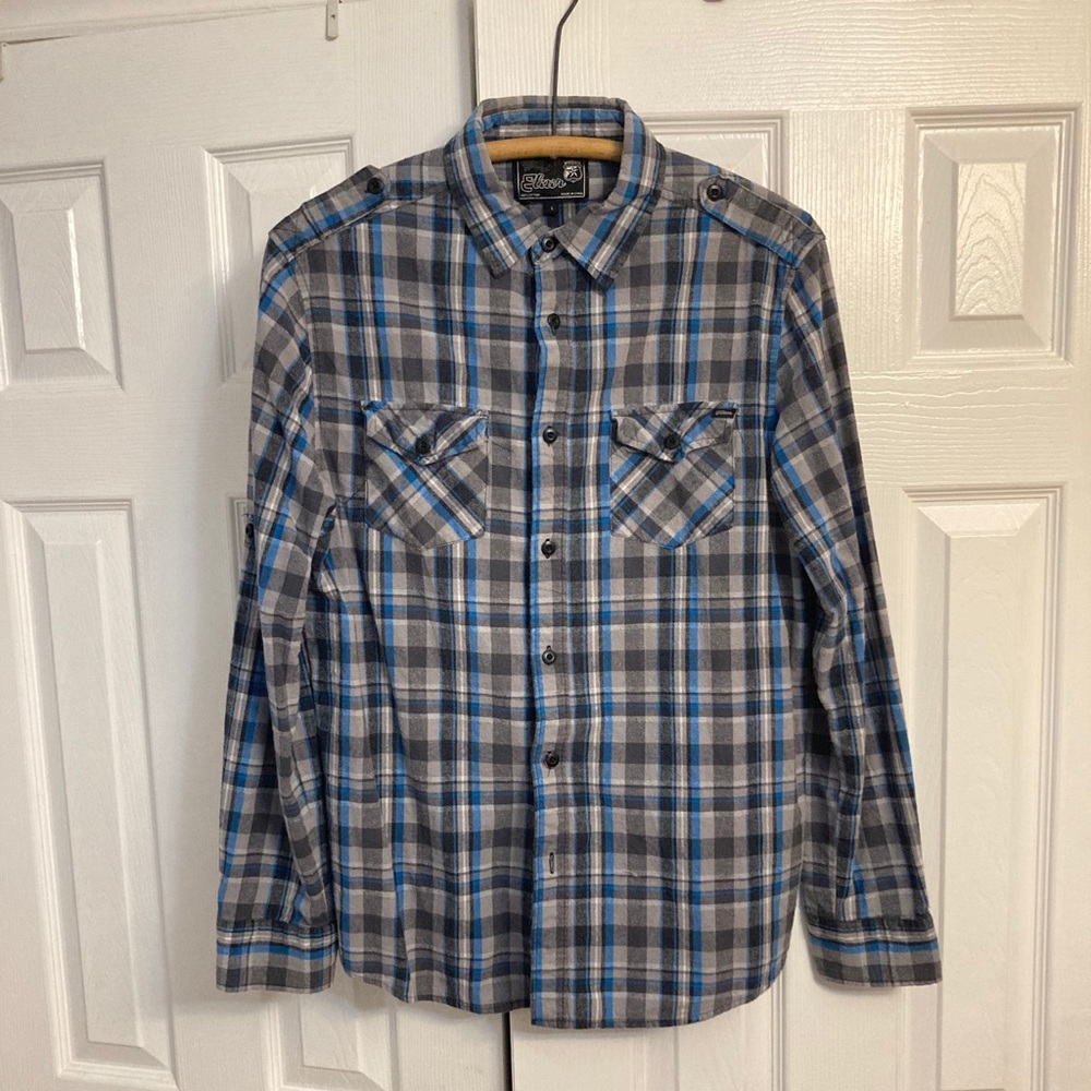 Men’s Casual Plaid Button Down